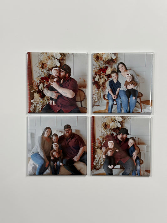 2.5x2.5" Custom Photo Magnets
