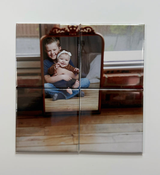 Custom Photo Puzzle Magnet